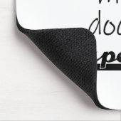 Ehefrau Mama Doktor Superhero Outfit Niedlich Mütt Mousepad (Ecke)
