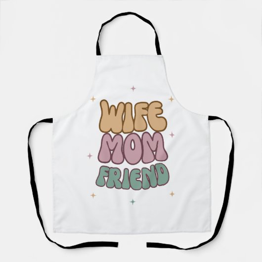 Ehefrau Mama Friend, Muttertagsgeschenk, Geschenk  Schürze (Vorderseite)