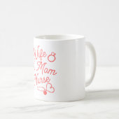 Ehefrau Mama Kaffee Tasse (VorderseiteRechts)