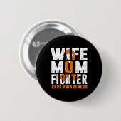 Ehefrau Mama Kämpfen Crps Bewusstsein Button (Vorne & Hinten)