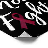 Ehefrau Mama Kämpfen Hirnaneurysma Bewusstsein Poster (Ecke)