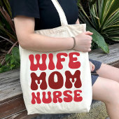 Ehefrau Mama Krankenschwester Tote Tasche, Abschlu Tragetasche