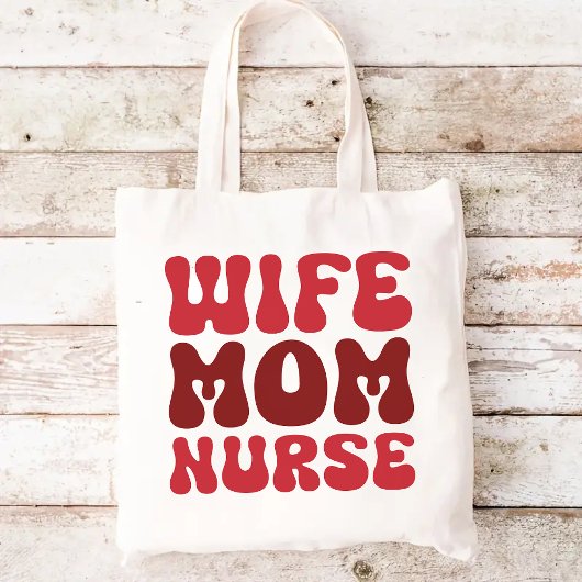 Ehefrau Mama Krankenschwester Tote Tasche, Abschlu Tragetasche