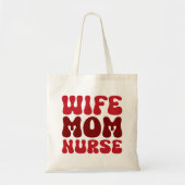 Ehefrau Mama Krankenschwester Tote Tasche, Abschlu Tragetasche (Vorne)