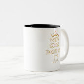 Ehefrau Mama lustige Dentist Profession Geschenke Zweifarbige Tasse (VorderseiteRechts)