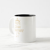 Ehefrau Mama lustige Dentist Profession Geschenke Zweifarbige Tasse (Vorderseite Links)