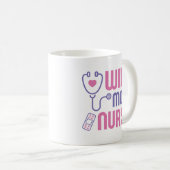 Ehefrau Mama Nurse Kaffeetasse (VorderseiteRechts)