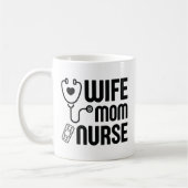 Ehefrau Mama Nurse Kaffeetasse (Links)