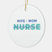 Ehefrau Mama Nurse Keramik Ornament (Links)