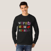 Ehefrau Mama Nurse T-Shirt (Vorne ganz)