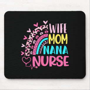 Ehefrau Mama Oma Krankenschwester Muttertag Kranke Mousepad