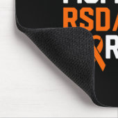 Ehefrau Mama Rsd Crps Krieger Bewusstsein wird gut Mousepad (Ecke)