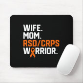 Ehefrau Mama Rsd Crps Krieger Bewusstsein wird gut Mousepad (Mit Mouse)
