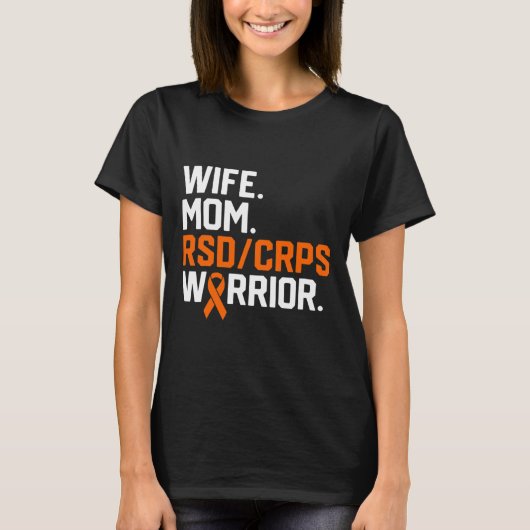 Ehefrau Mama Rsd Crps Krieger Bewusstsein wird gut T-Shirt (Vorderseite)