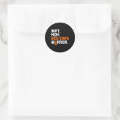 Ehefrau-Mama RSD CRPS-Warrior-Bewusstsein wird gut Runder Aufkleber (Tasche)