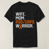 Ehefrau-Mama RSD CRPS-Warrior-Bewusstsein wird gut T-Shirt (Design vorne)
