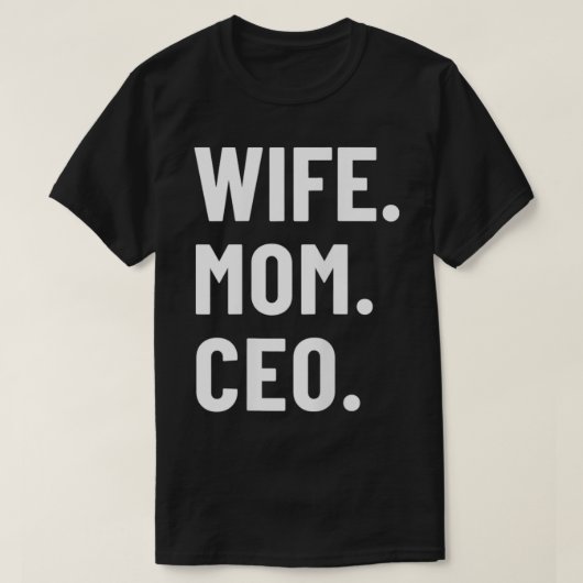 Ehefrau Mama T-Shirt (Design vorne)