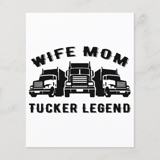 Ehefrau Mama Trucker Legend Quotes (Vorderseite)