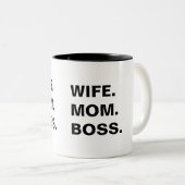 Ehefrau Mama und Tasse des Chefs (VorderseiteRechts)