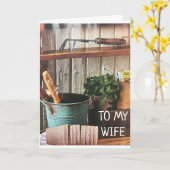 **EHEFRAU** & MEINE *LIEBLINGSGARDENER* GEBURTSTAG KARTE (Gelbe Blume)