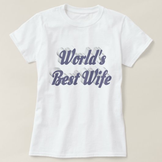 Ehefrau mit grauem T - Shirt (Design vorne)