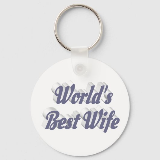 Ehefrau mit grauem Text Schlüsselanhänger (Rückseite)