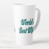 Ehefrau mit grünem Text Milchtasse (Rechte Ecke)