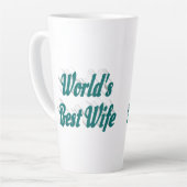 Ehefrau mit grünem Text Milchtasse (Linke Ecke)