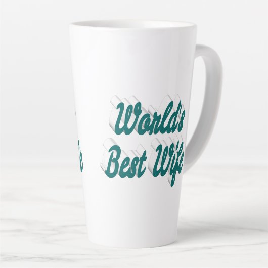 Ehefrau mit grünem Text Milchtasse (Rechte Ecke)