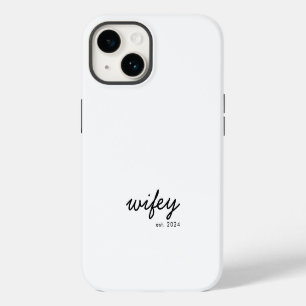 Ehefrau Modern Minimalist Schrift Personalized Bra iPhone 14 Hülle