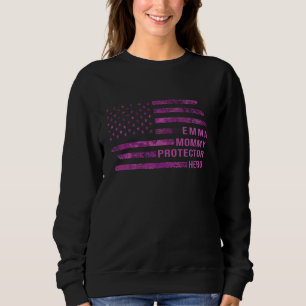 Ehefrau Mommy Protector Helden Camouflage Pink Ame Sweatshirt