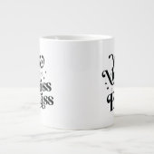 Ehefrau Mum Boss Badass Funny Sarcastic Muttertag Jumbo-Tasse (Vorderseite)