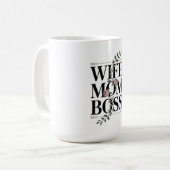 Ehefrau. Mutter. Chef. Kaffeetasse (Vorderseite Links)