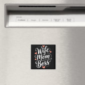 Ehefrau Mutter Chef lustig Muttertag Magnet (In Situ (Geschirrspüler))