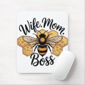 Ehefrau. Mutter. Chefin Mousepad (Mit Mouse)