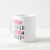 Ehefrau Mutter Hund Lover Kaffeetasse (Vorderseite Links)