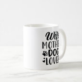 Ehefrau Mutter Hund Lover Kaffeetasse (VorderseiteRechts)