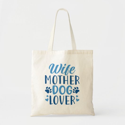 Ehefrau Mutter Hund Lover Tragetasche (Vorne)