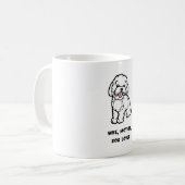 Ehefrau, Mutter, Hundeliebhaberin Kaffeetasse (Vorderseite Links)