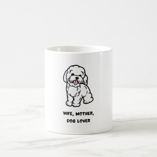 Ehefrau, Mutter, Hundeliebhaberin Kaffeetasse (Mittel)