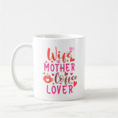 Ehefrau Mutter Kaffee Lover Kaffeetasse (Links)