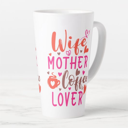 Ehefrau Mutter Kaffee Lover Milchtasse (Rechte Ecke)