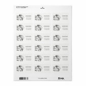 Ehefrau Mutter Krankenschwester Adressaufkleber (Vorne)