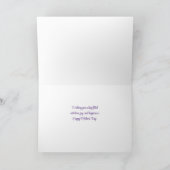 Ehefrau Mütter Tag mit Hübschen Frühlingsblumen Karte (Innenseite)