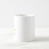 Ehefrau Mutter Träumerin Führerin Groovy Retro-Typ Kaffeetasse (Mittel)