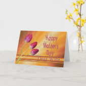 Ehefrau, Muttertag, Tulpen voller Sonnenschein Karte (Gelbe Blume)