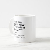 Ehefrau New Glasses Funny Mug Kaffeetasse (Vorderseite Links)