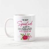 Ehefrau Romantische Hochzeit Jubiläum Valentine Ge Kaffeetasse (Links)