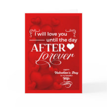 Ehefrau Romantische Rote Herzen Valentinstag