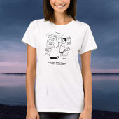 Ehefrau sagt, dass der Ehemann bergab gegangen ist T-Shirt